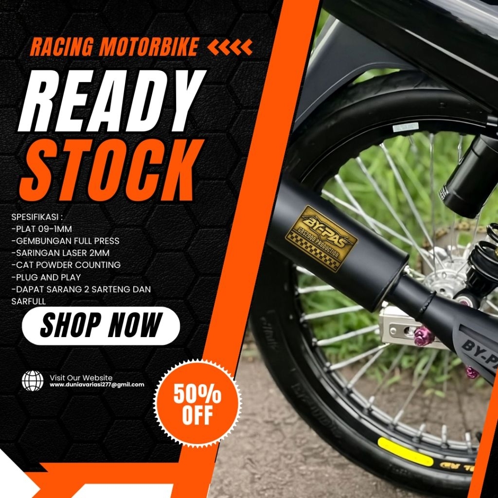 KNALPOT 2 TAK YAMAHA ALFA PREMIUM