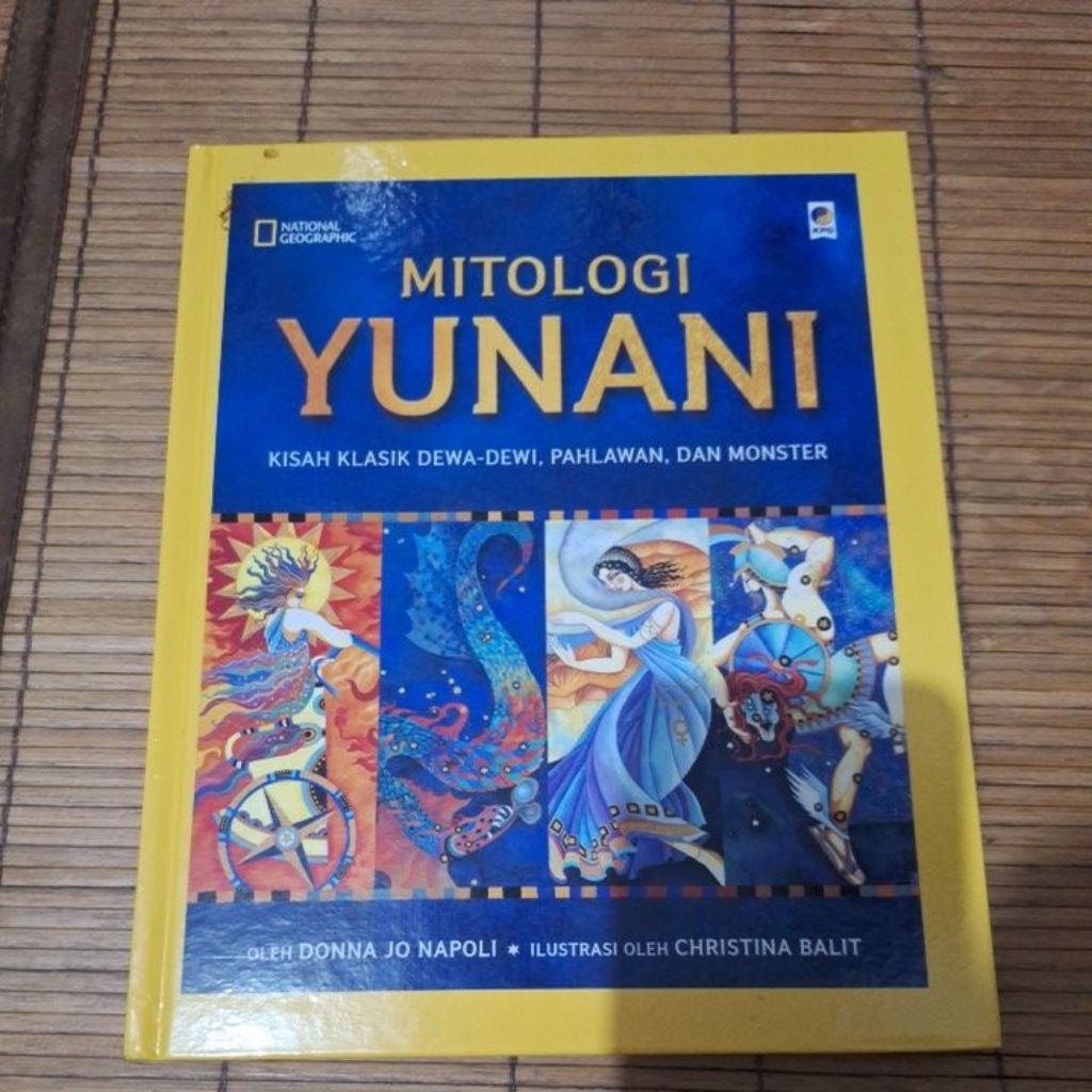 Buku National Geographic Mitologi Yunani by Donna Jo Napoli & Christina Balit, Hard Cover [PRELOVED]