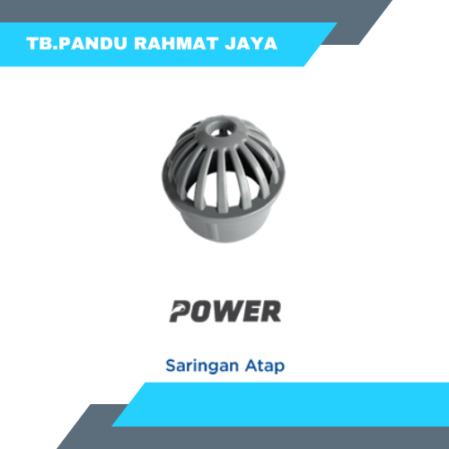 Roof Drain Saringan Atap Talang Air 4 Inch PVC Power