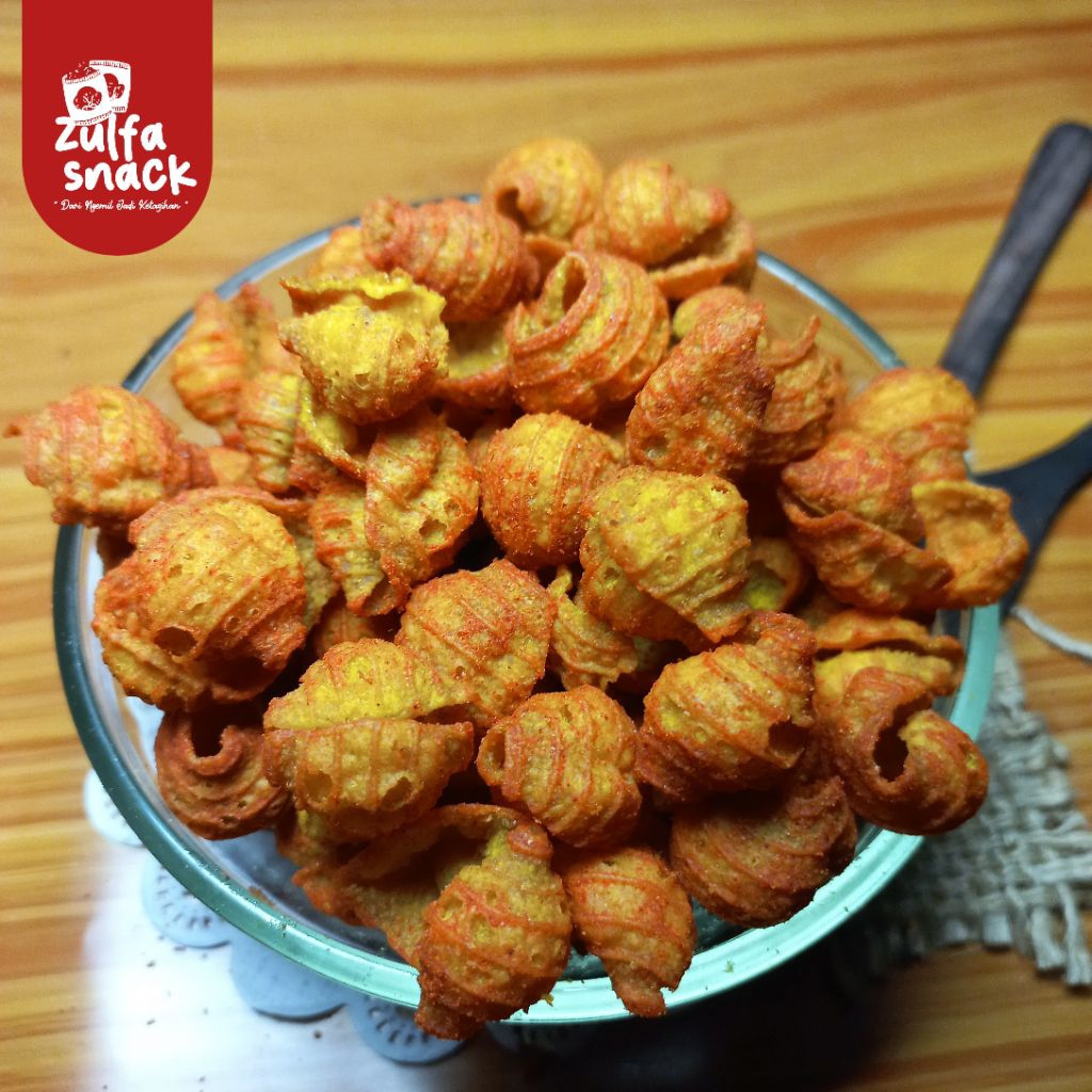 Makaroni Keong Gurih Renyah | Snack Kriuk Bikin Nagih | Kiloan