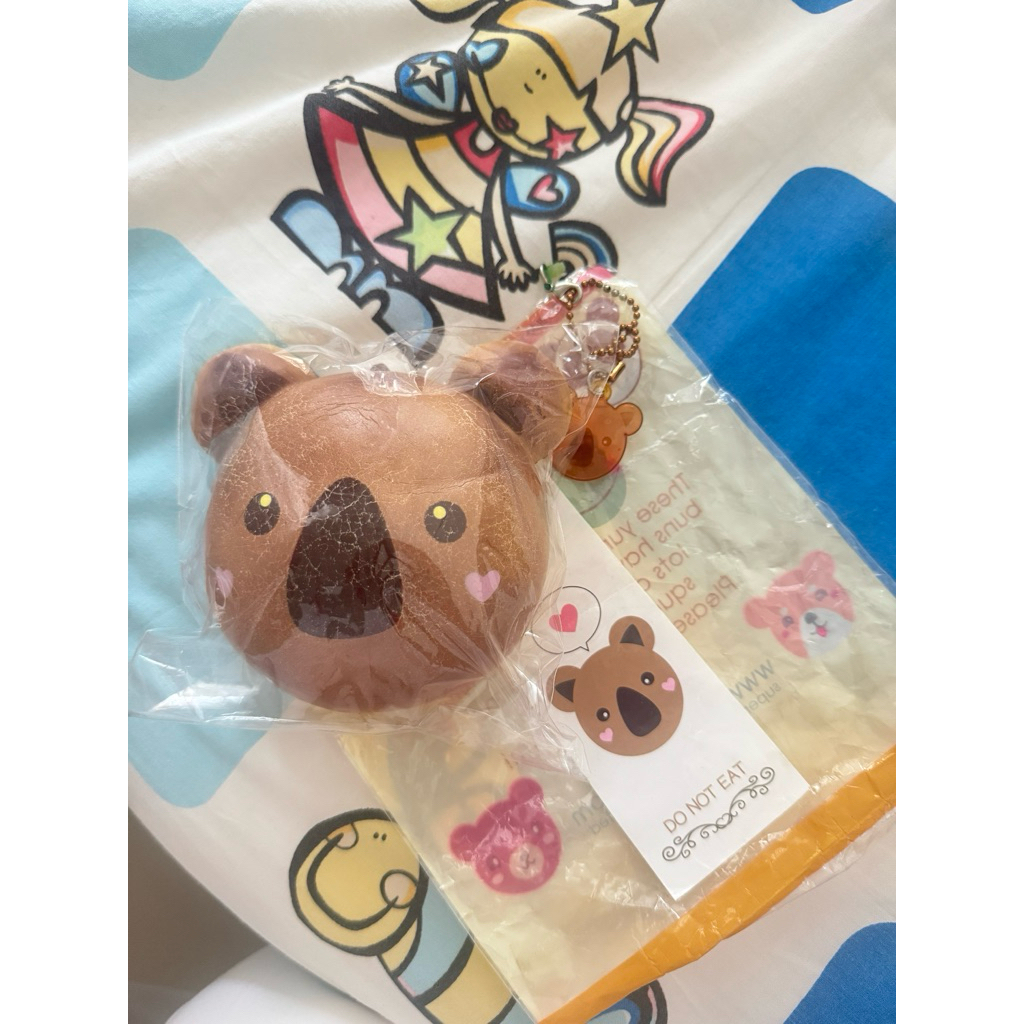 Puni Maru Animal Bun Koala RARE SQUISHY