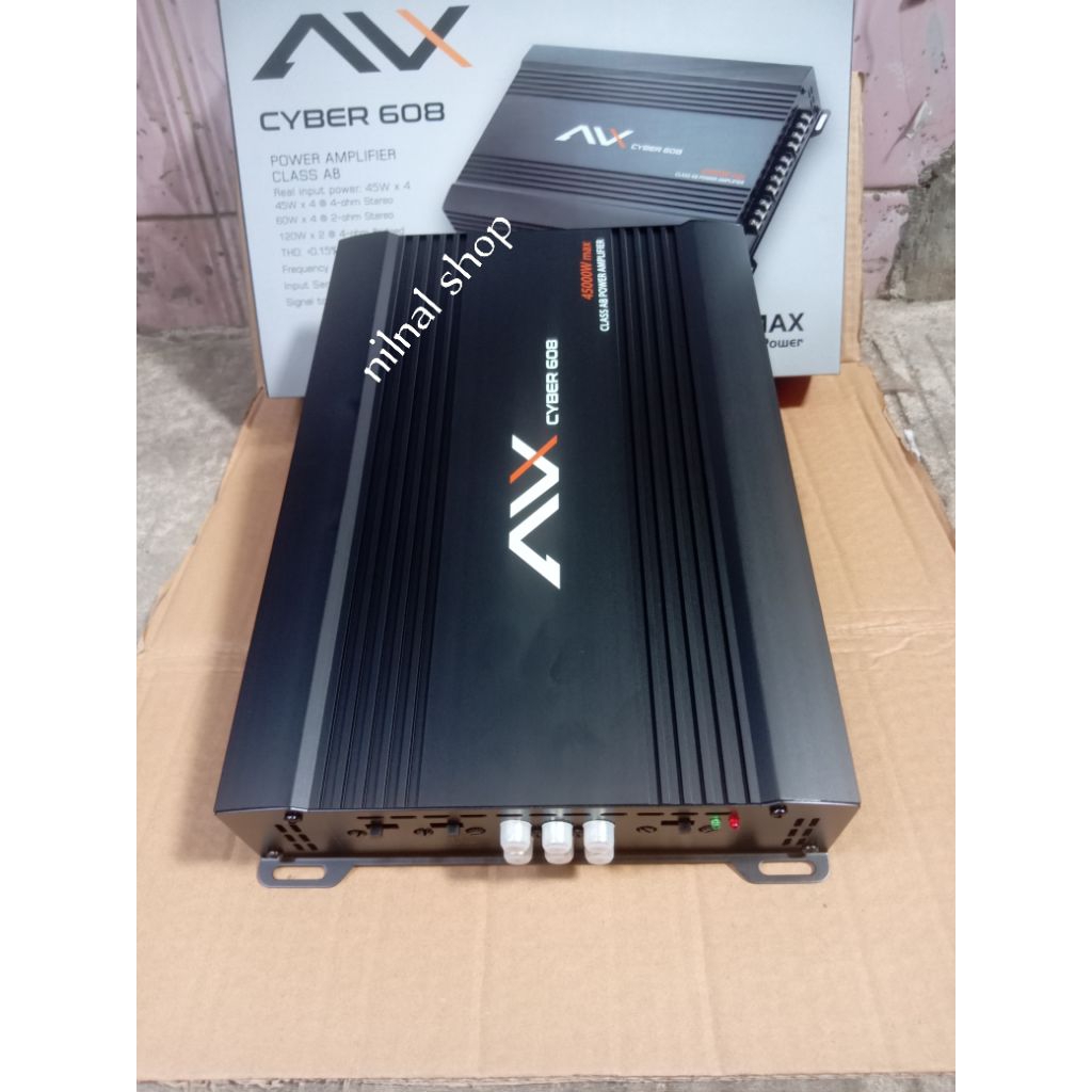 amplifier mobil AVX CIBER 608 4chanel