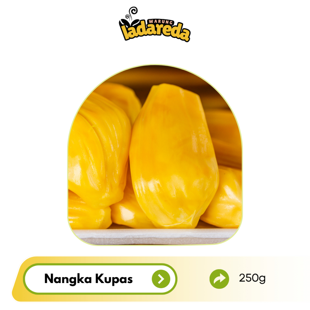Nangka Kupas Segar 250 gr | Buah Matang, Manis, dan Praktis
