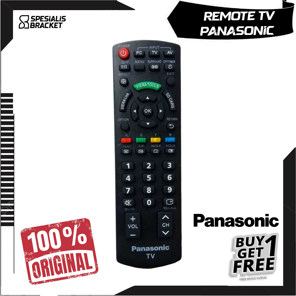 Remote TV Panasonic remot tv panasonic LED LCD PLASMA UHD Vierra Dijamin Original SB1