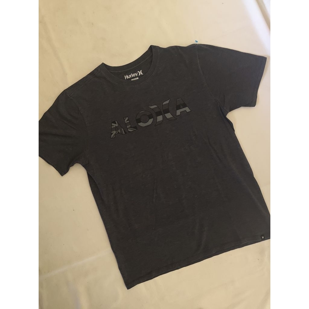 Baju Kaos Hurley Dark Grey Second
