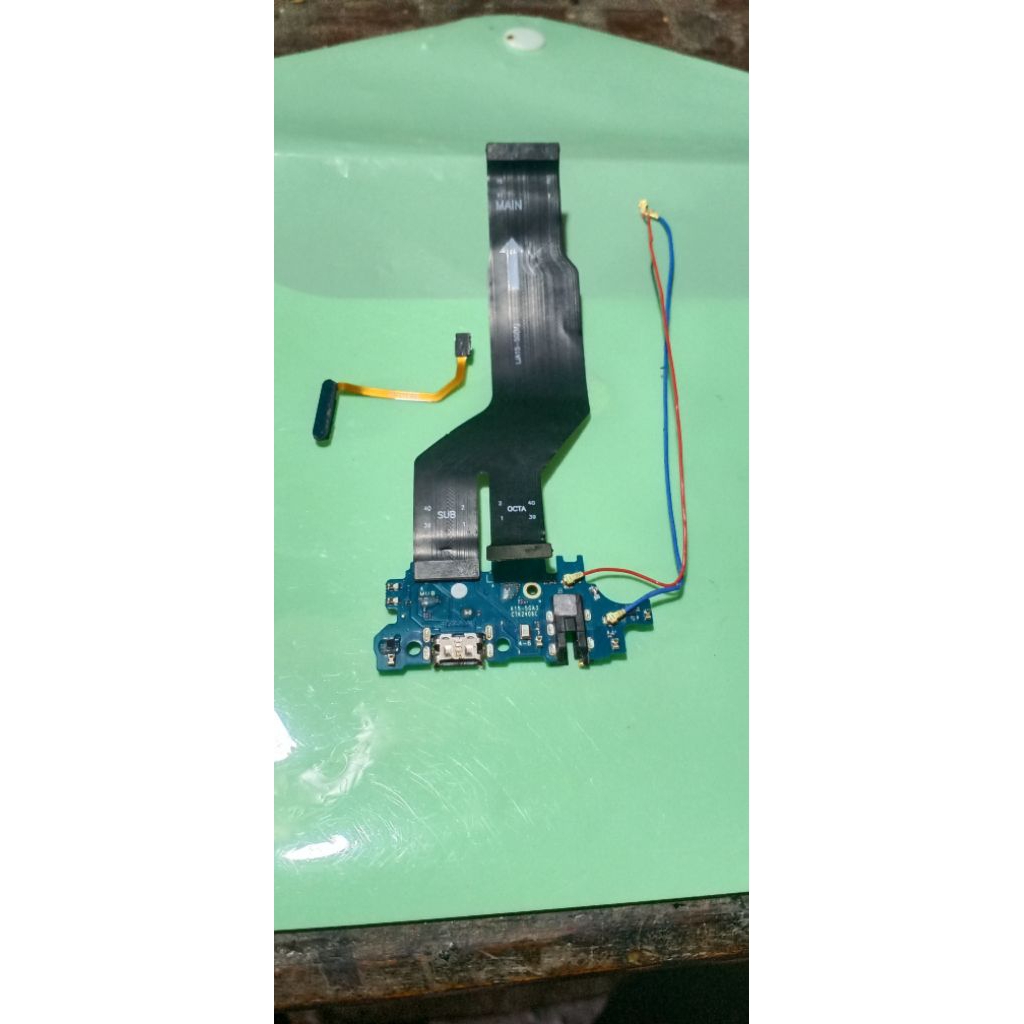 SIDIK JARI/BOARDCES/FLEXIBLE CONNECT MESIN ATAS BAWAH SAMSUNG SM-A155F .Original.Copotan