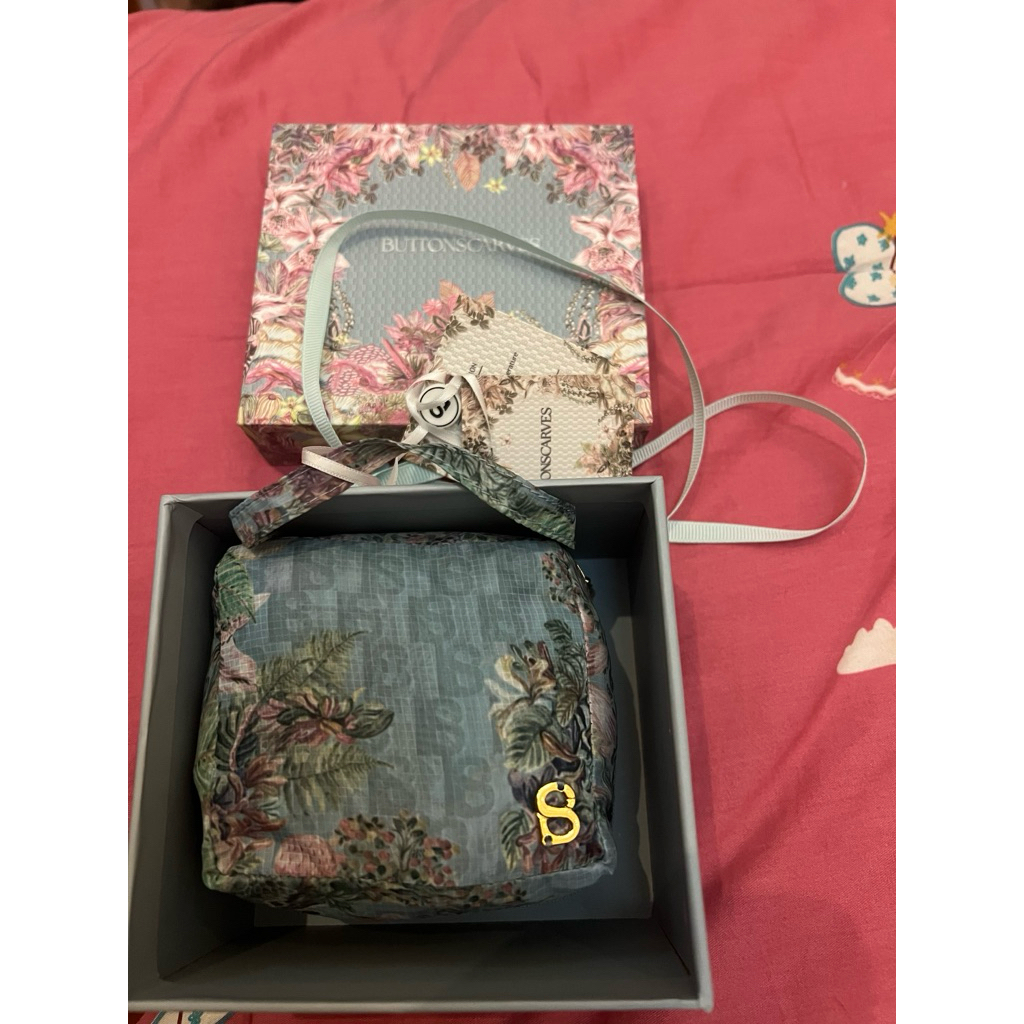 Forestis capsule buttonscarves (Aquamarine)