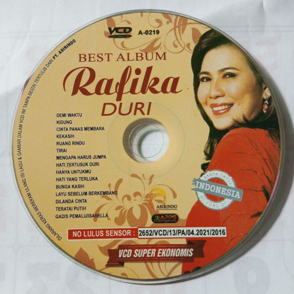 VCD Bugil Best Album Rafika Duri
