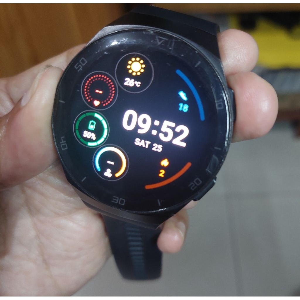 Smartwatch Huawei GT 2E jam pintar Diameter bezel 45mm