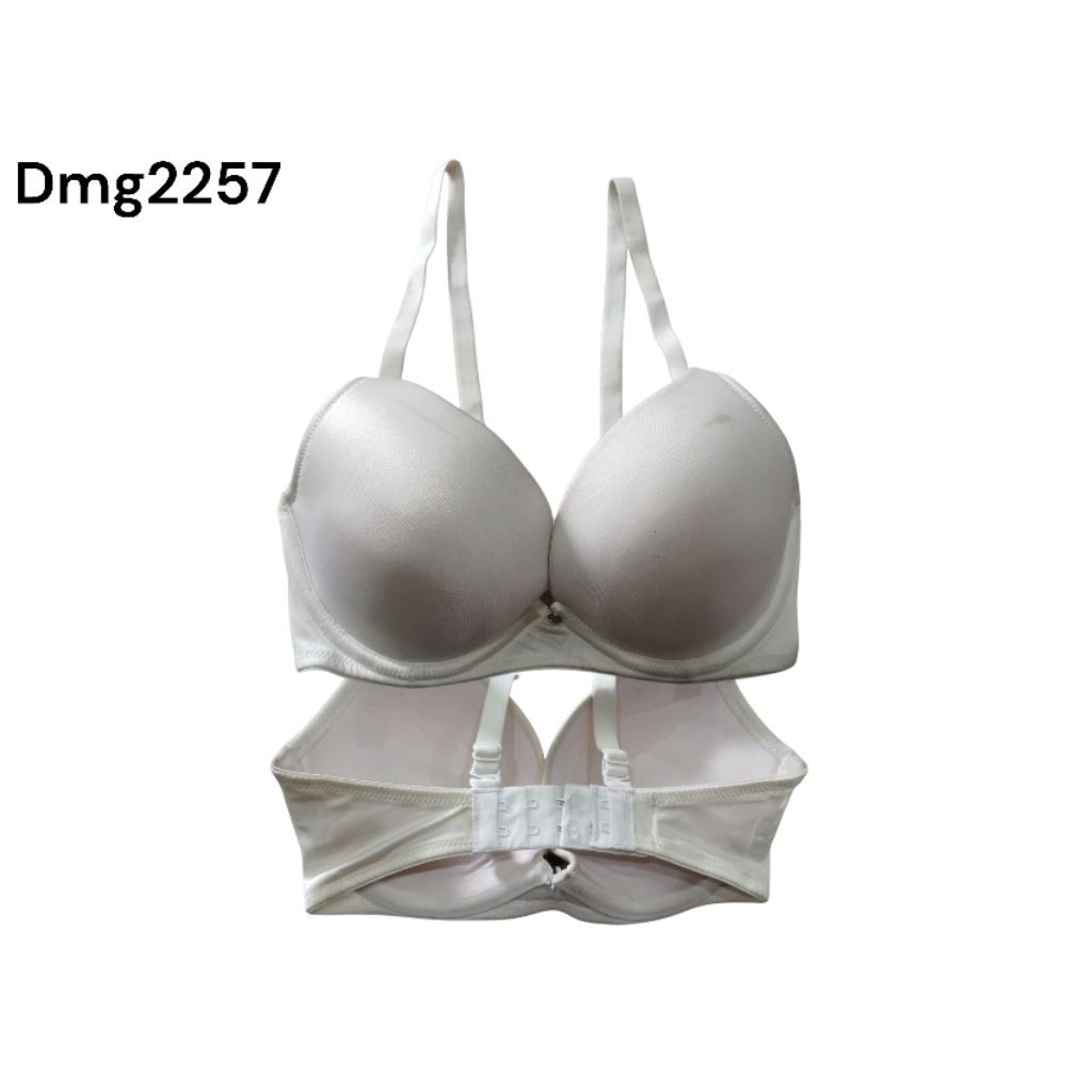 #3 Dmg2257 bra branded bra berbusa berkawat bra Rijeck noda kotor bra export size 30B