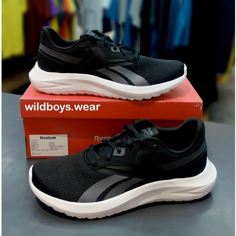 Sepatu Pria Reebok Energen Lux Running Shoes Men Hitam 100033639 Original