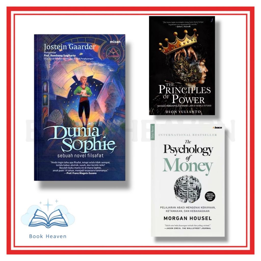 [TERLARIS] Buku The Psychology of Money Edisi Revisi by Morgan &The Principles Of Power by Dion Yuli