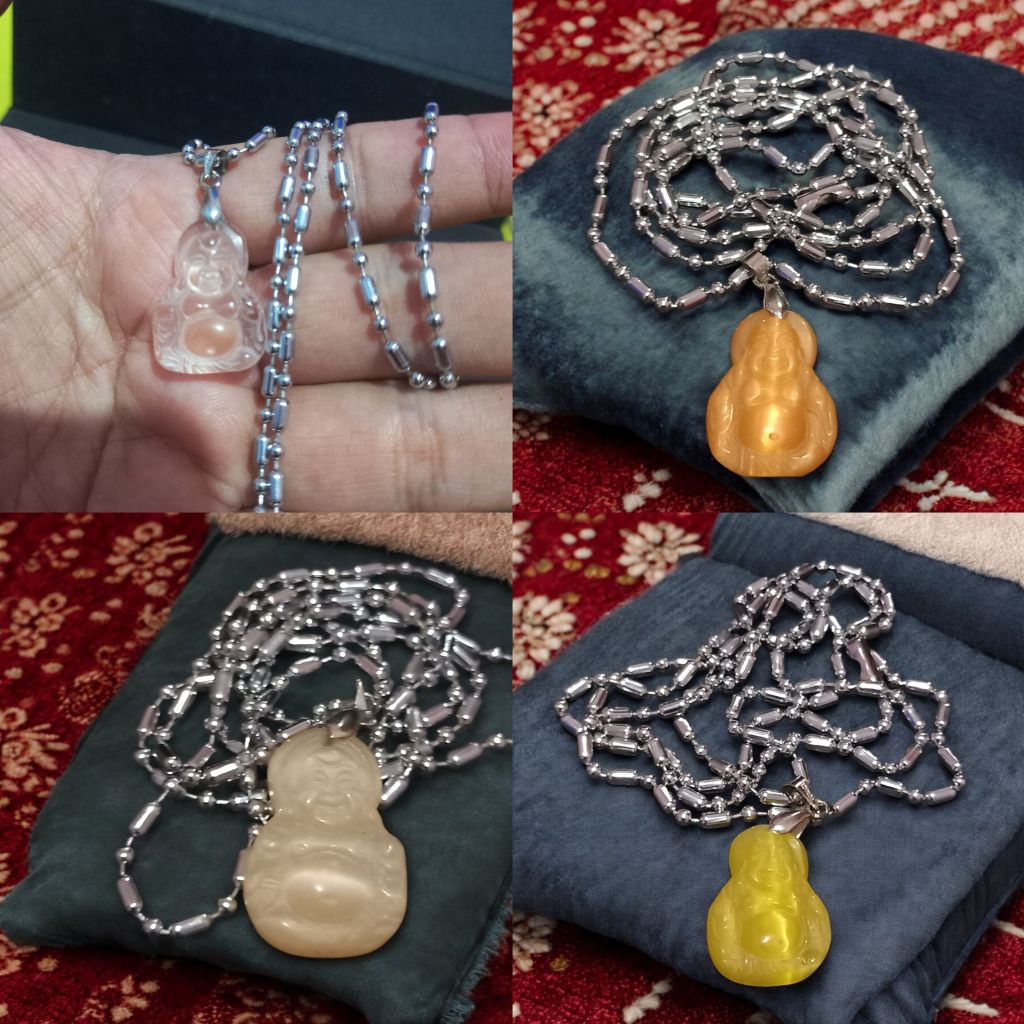 kalung maitreya Buddha Cateye all varian