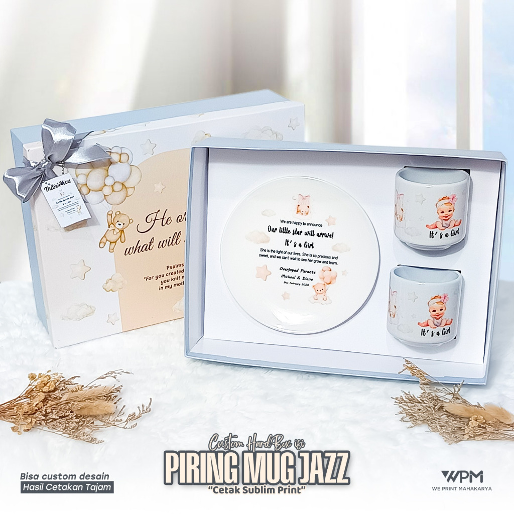 PAKET SOUVENIR PIRING CUSTOM / CUSTOM PIRING
