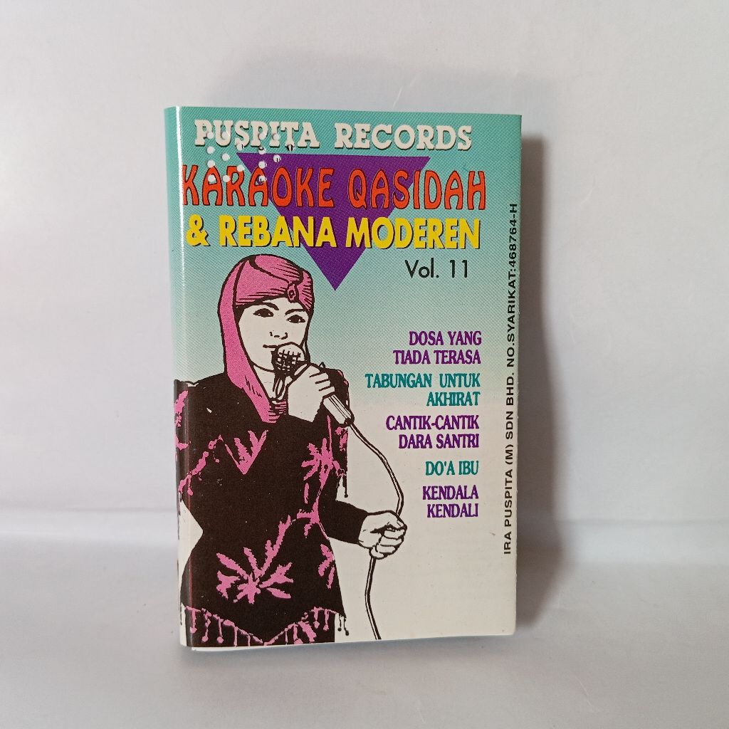 Kaset Puspita Records Karaoke Qasidah & Rebana Modern Vol. 11