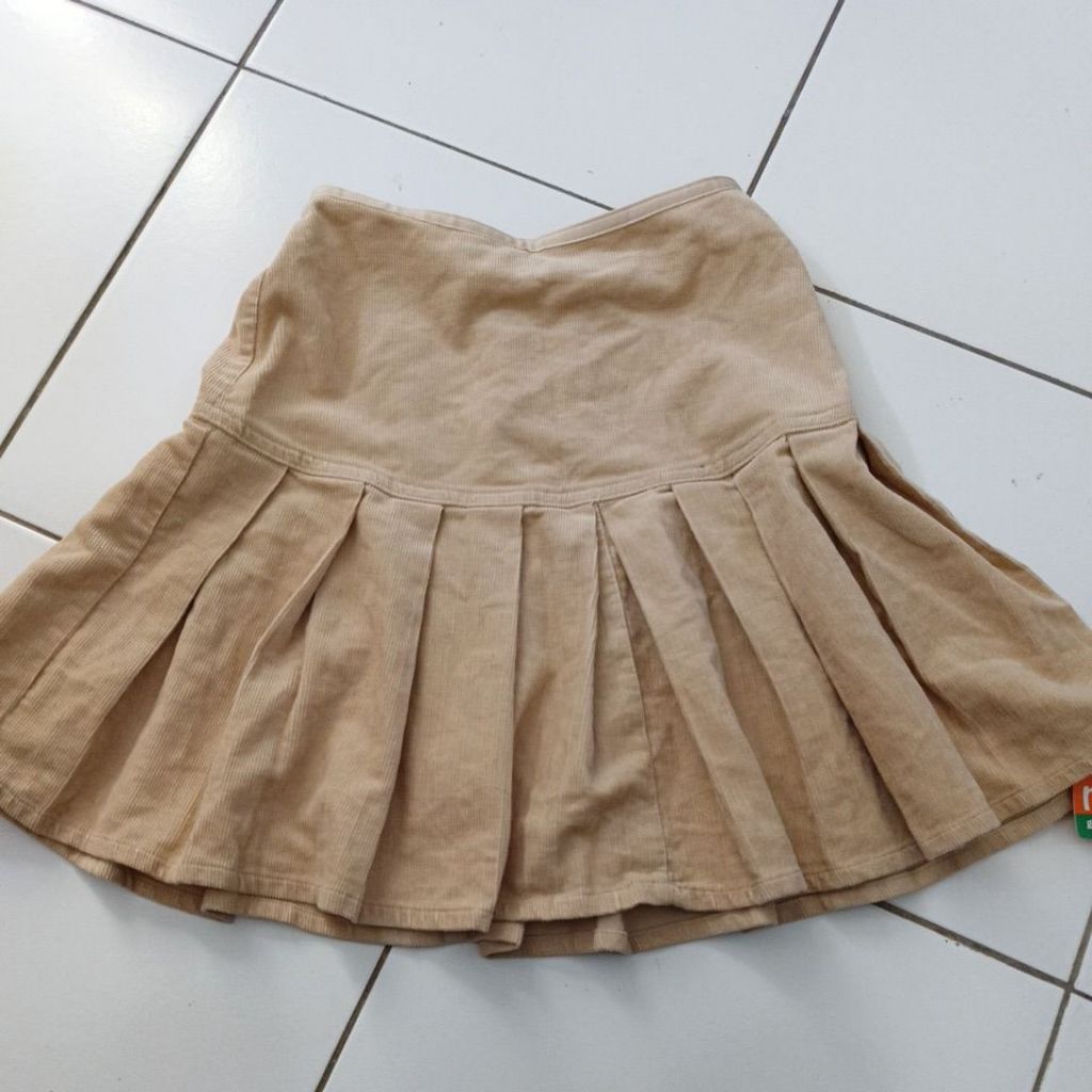 SALE Rok Corduroy Cream Krem 6-12 TH