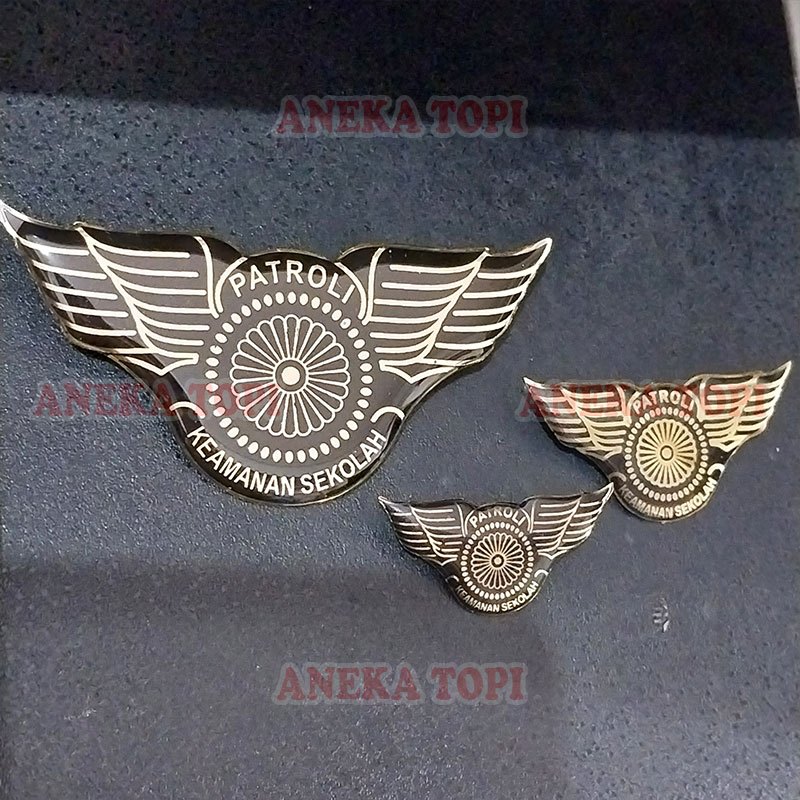 Pin PKS Patroli Keamanan Sekolah Pin Wing PKS Sekolah - Aneka Topi
