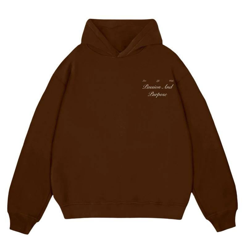 Whyme Hoodie Boxy Cotton Fleece CVC Unisex Passion HD
