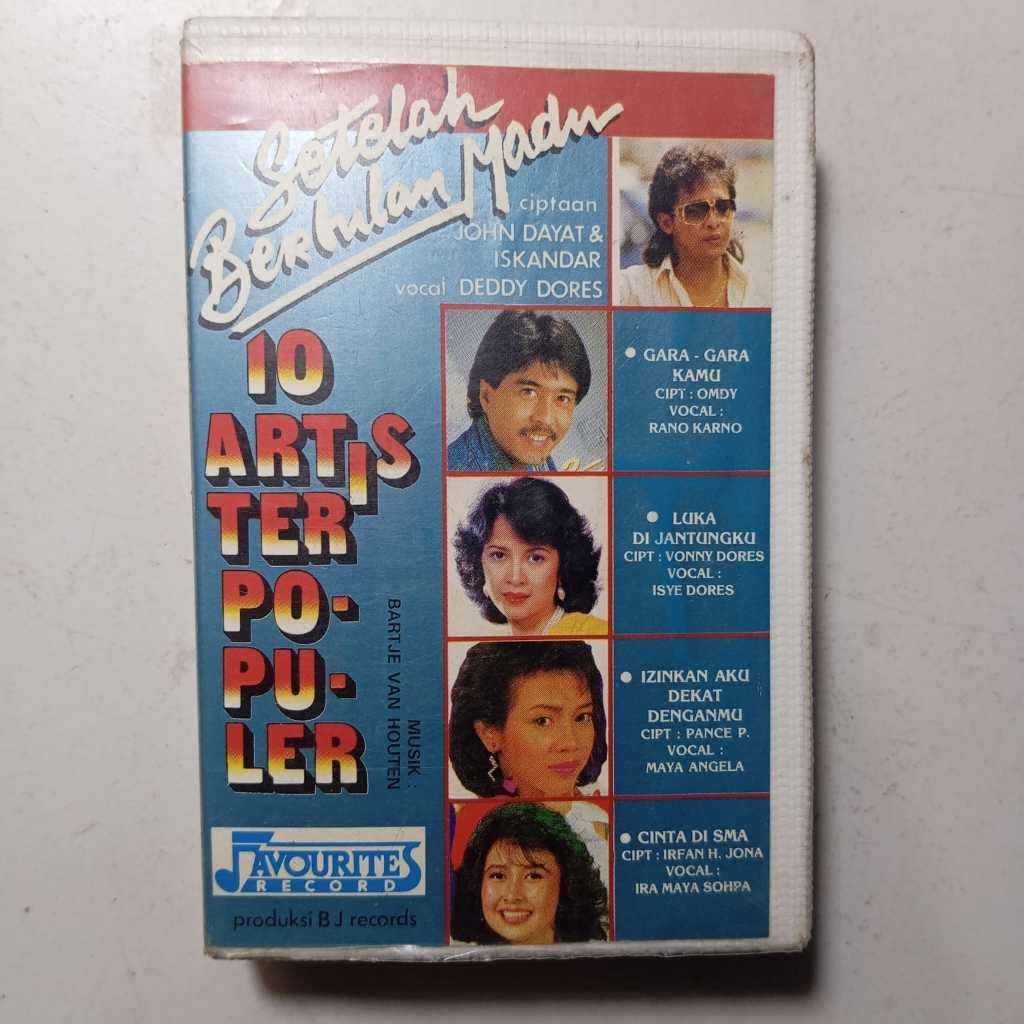 Kaset 10 artis terpopuler ssetelah berbulan madu