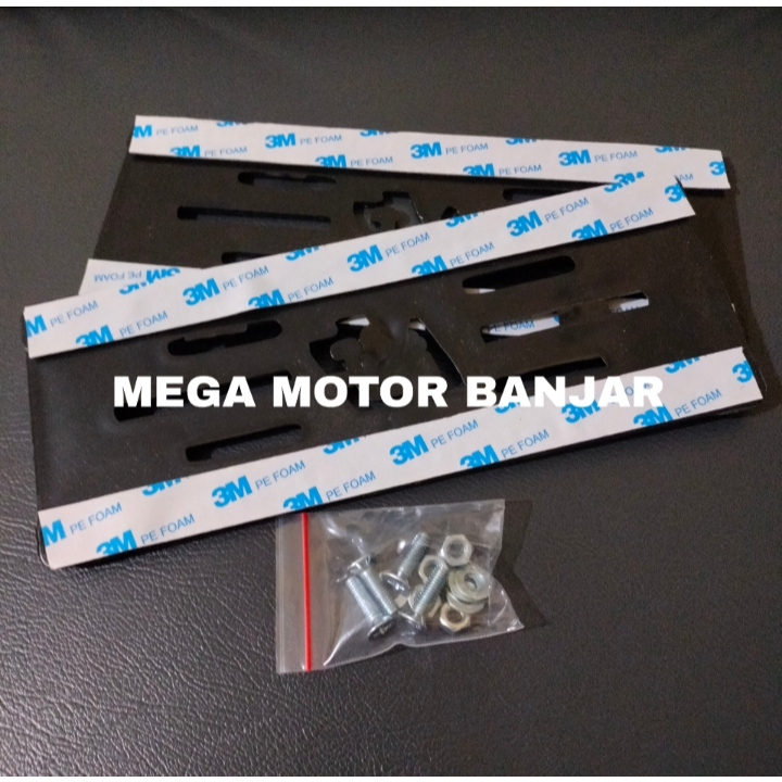 2PCS flameless plat nomor variasi Beat vario scoopy Genio pcx supra revo stylo dudukan plat nomor un