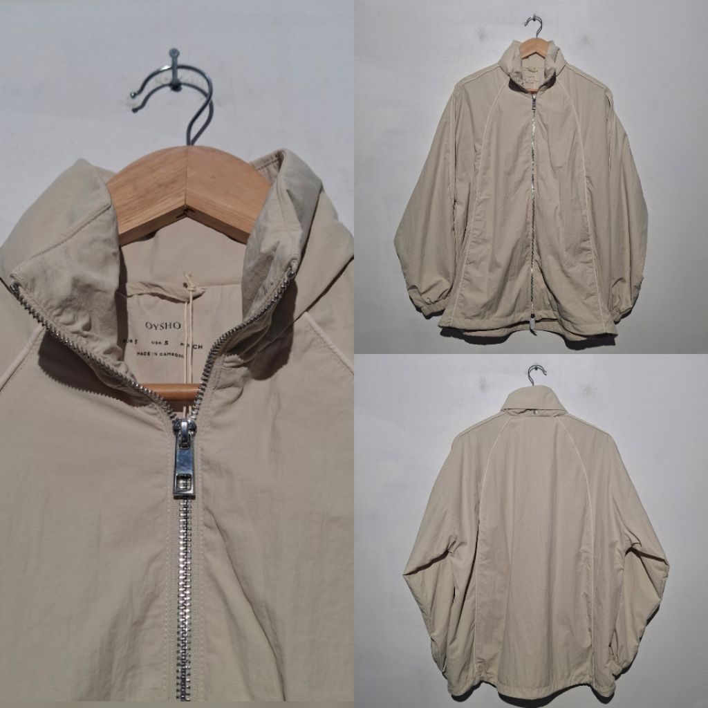 OYSHO JAKET HARRINGTON BARU ASLI ORIGINAL