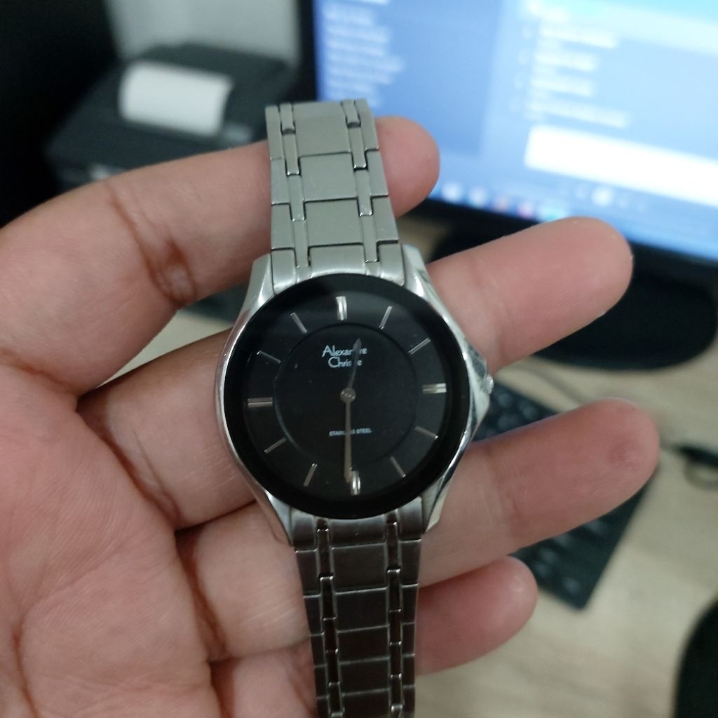 PRELOVED JAM TANGAN WANITA ALEXANDRE CHRISTIE AC8605 AC 8605 ORIGINAL SECOND