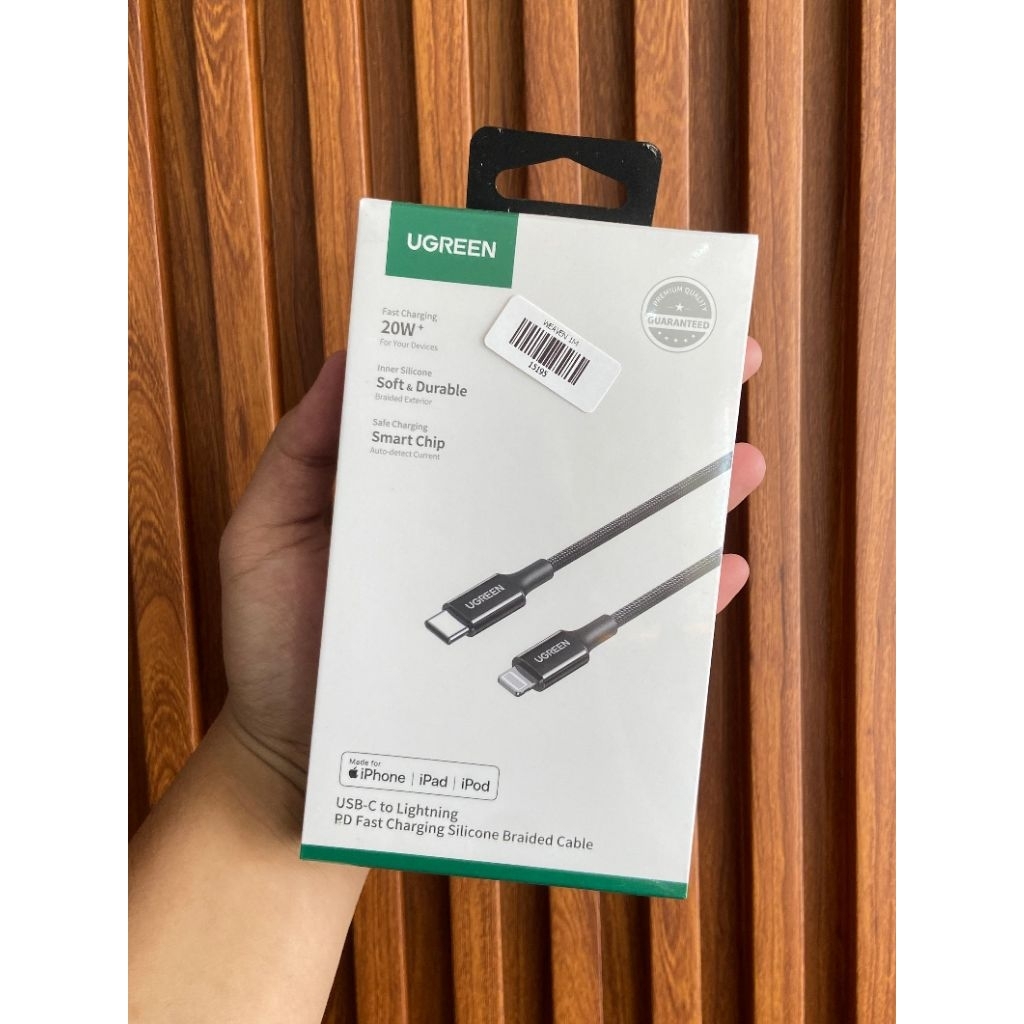 KABEL DATA FAST CHARGING USB TO C & C TO C MFI USB TO C ORI UGREEN