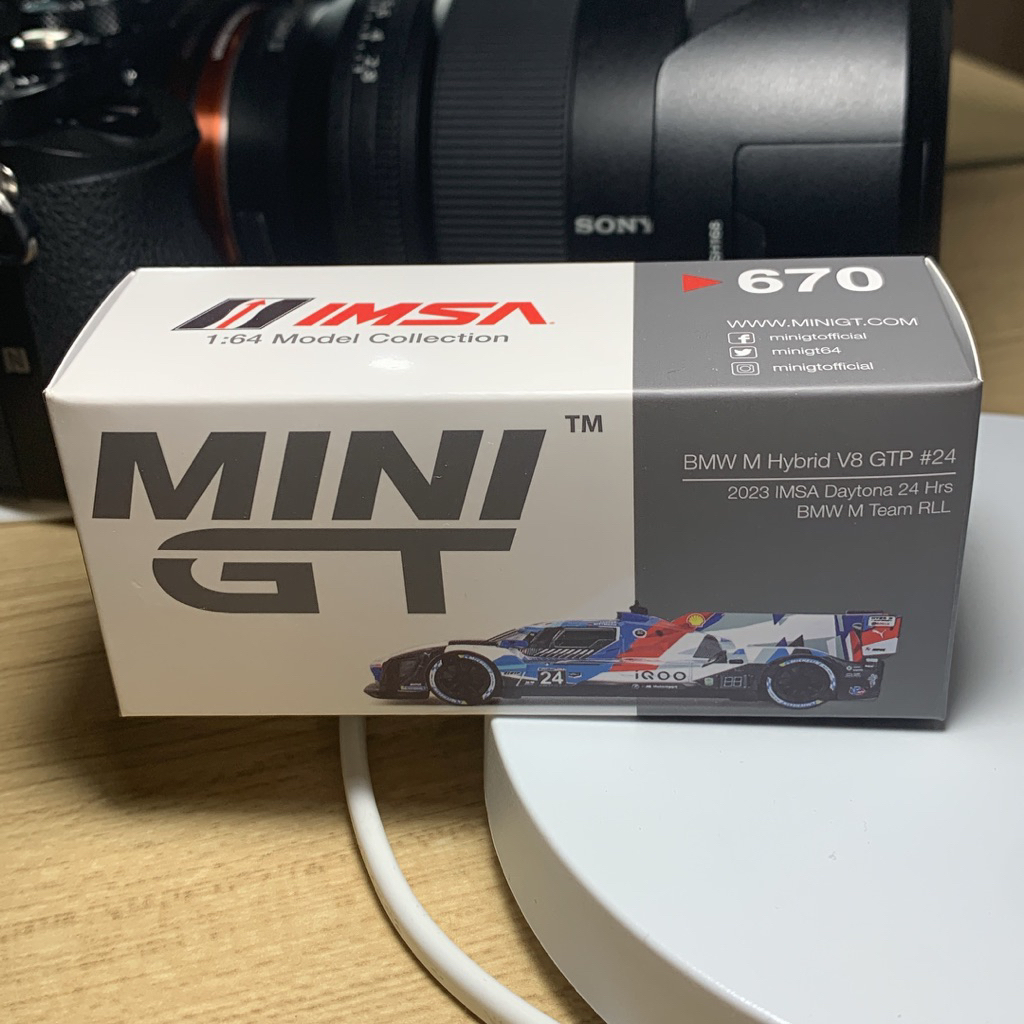 MINI GT 670 BMW HYBRID V8 GTP IMSA 2023 UNSEAL