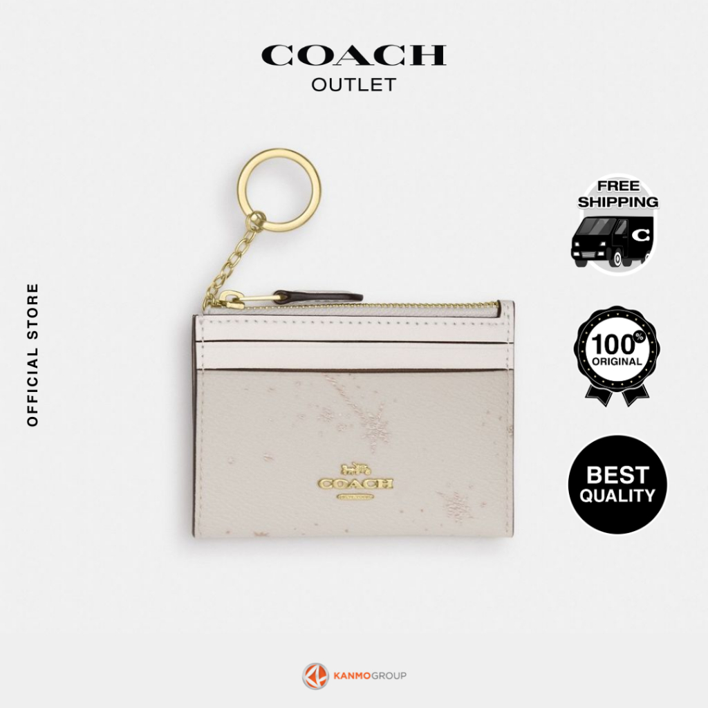 Coach Mini Skinny Id Case With Star Print - Dompet Kecil Wanita