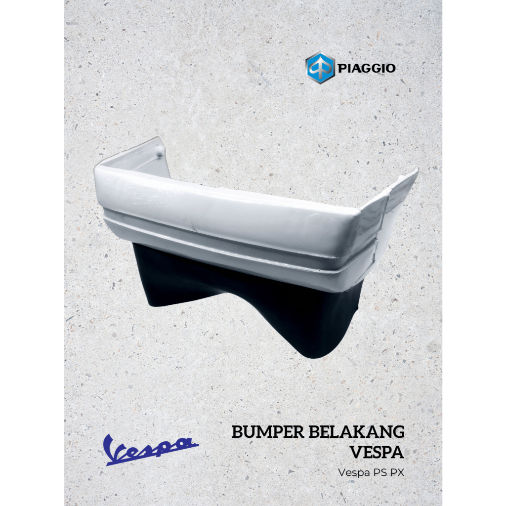 bumper bemper belakang vespa PS PX