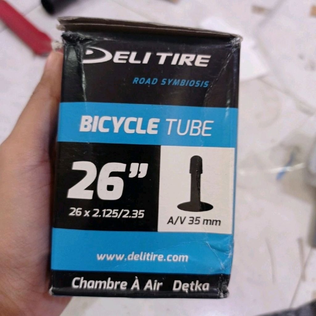 Ban Dalam Tube Delitire 26x2.125-2.35 AV 35mm 26 x 2.125-2.35 AV