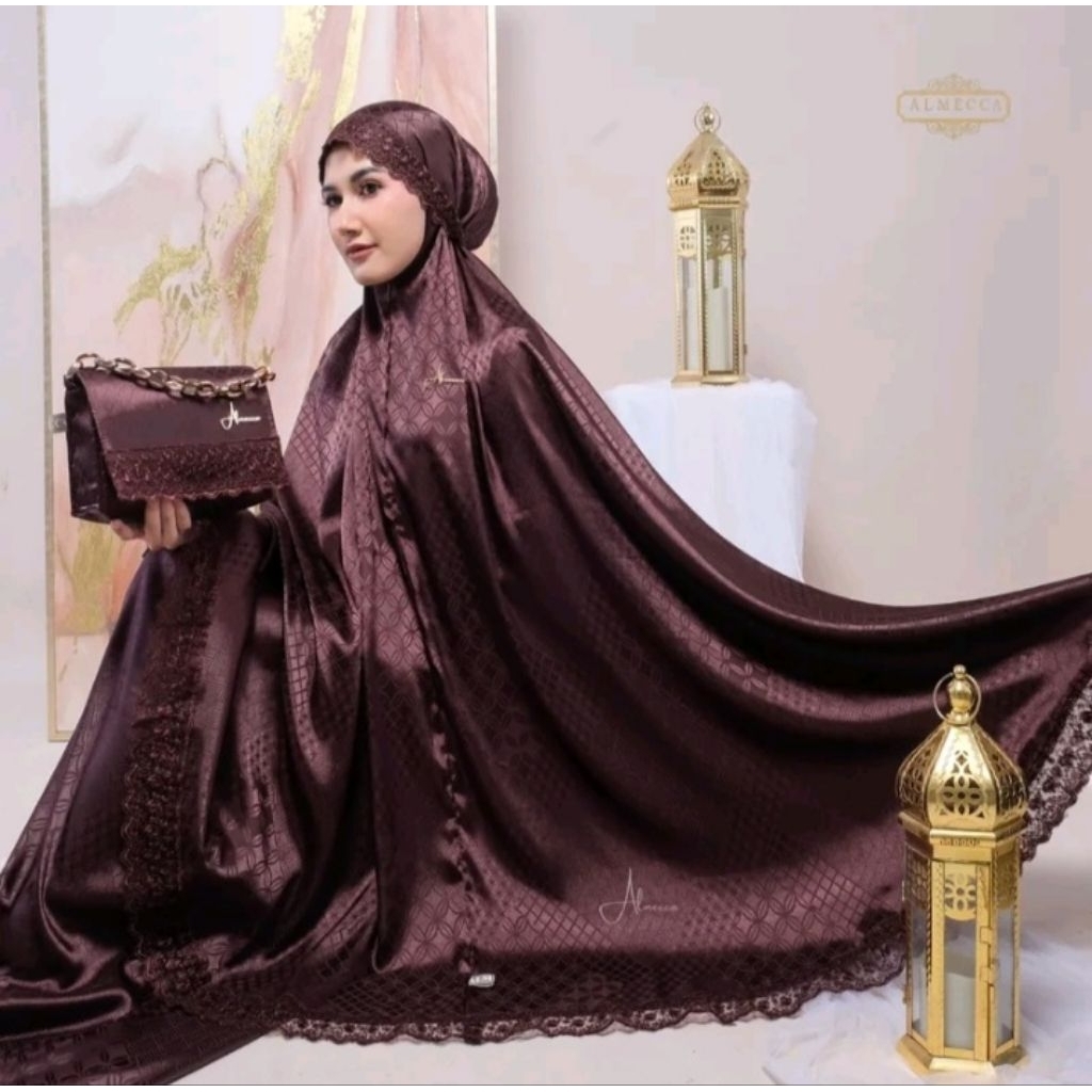 Mukena Dewasa sutra silk premium