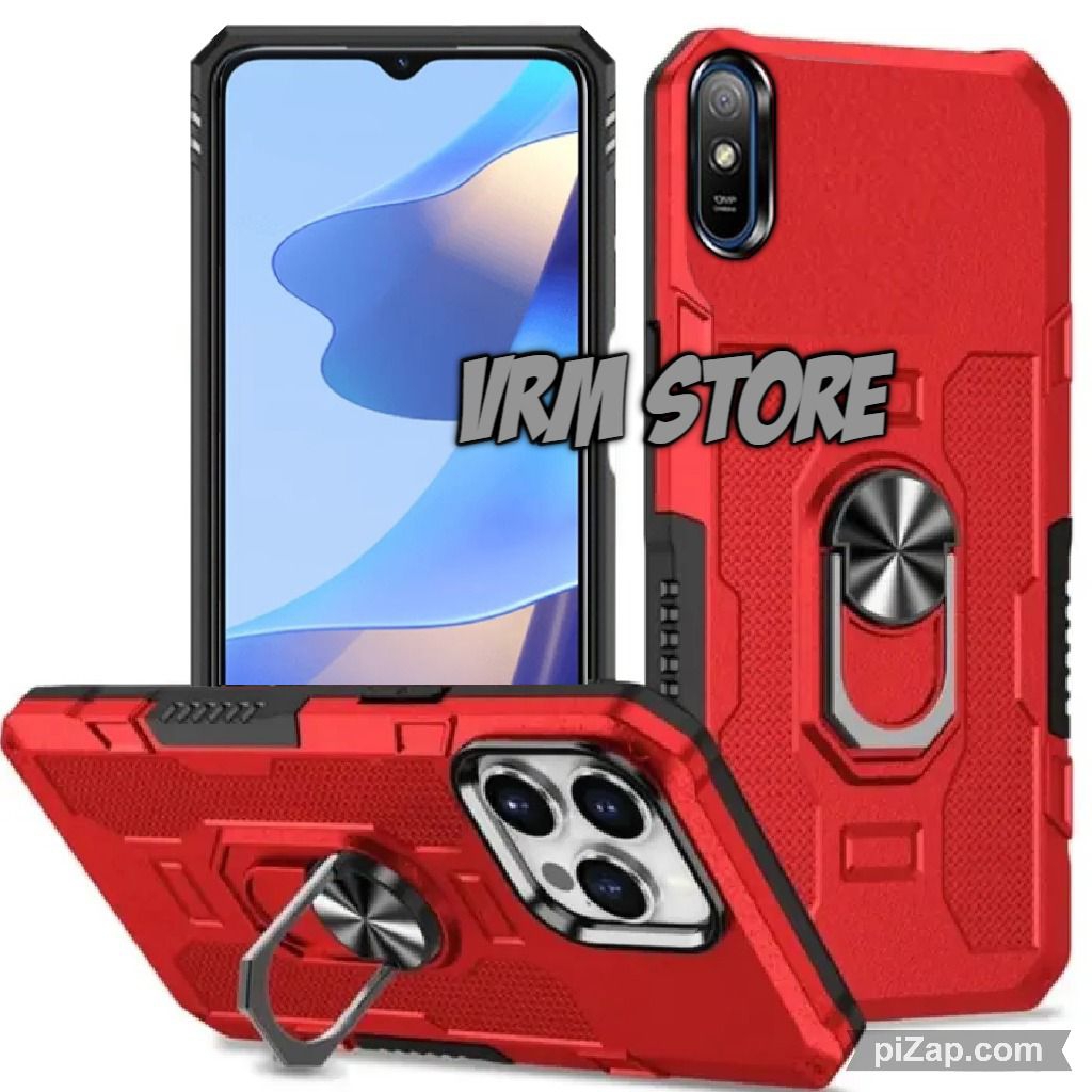 Case Robot Hp Xiaomi Redmi 9A Case HIT EYE RING Case Robot Standing