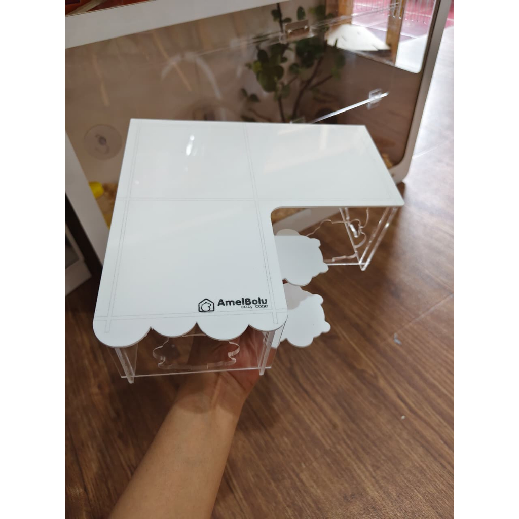 Akrilik Maze Platform Hamster Tatakan Hamster