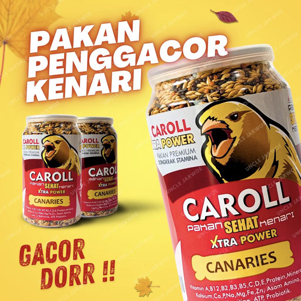 Caroll pakan burung kenari gacor terbaik dan ampuh