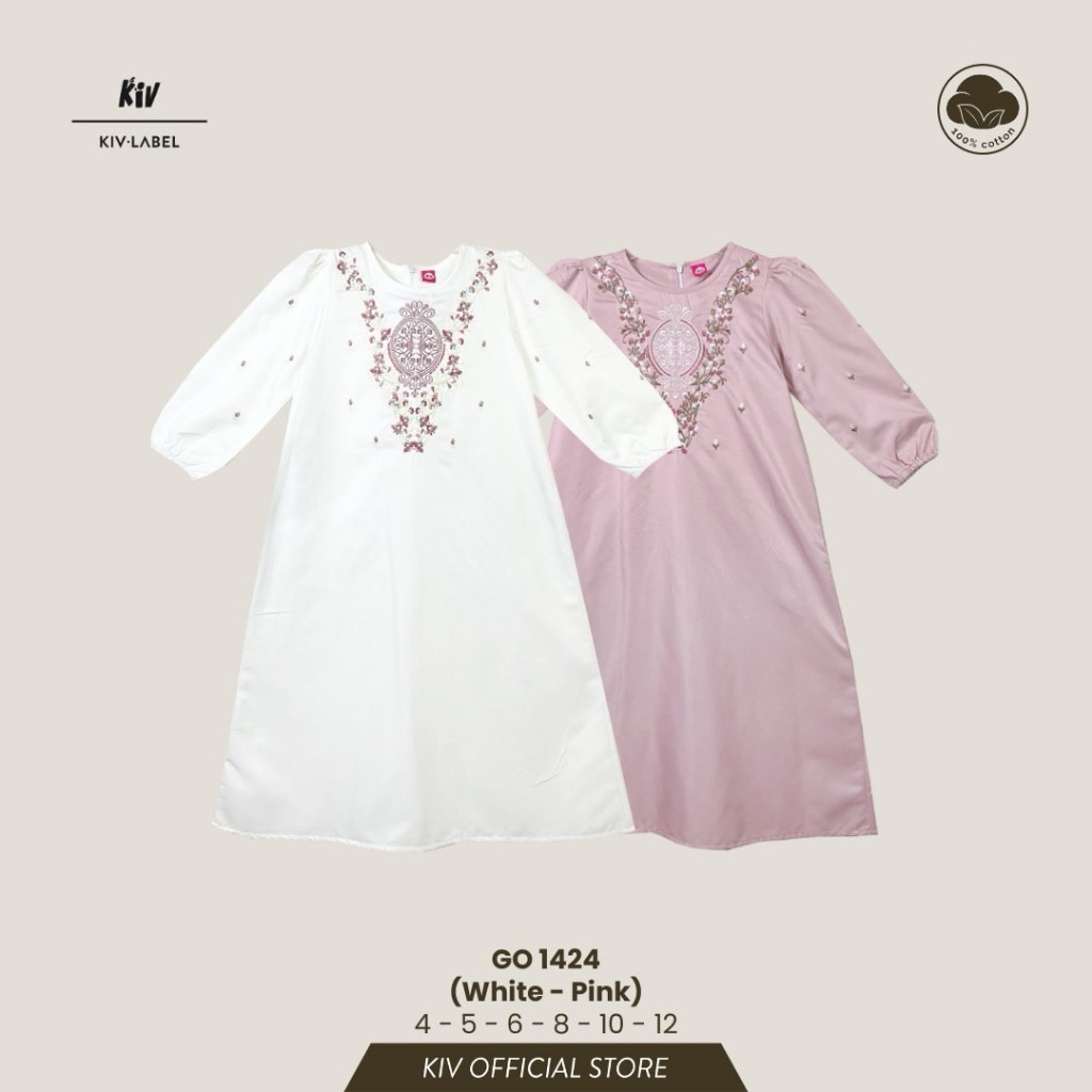 gamis branded anak size 4 & 6t preloved kiv