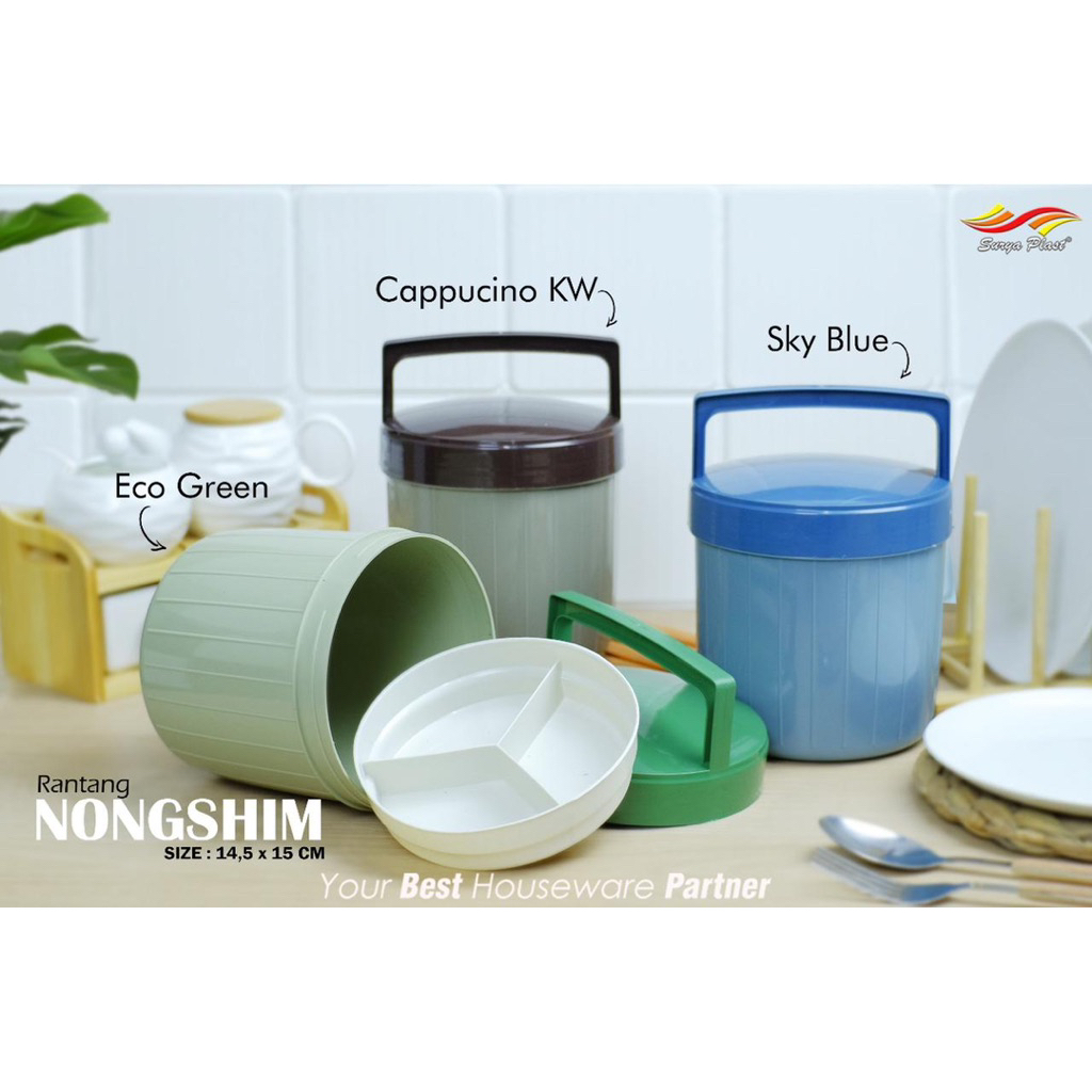 Rantang Nongshim sekat / Rantang Sekat / Rantang hajatan