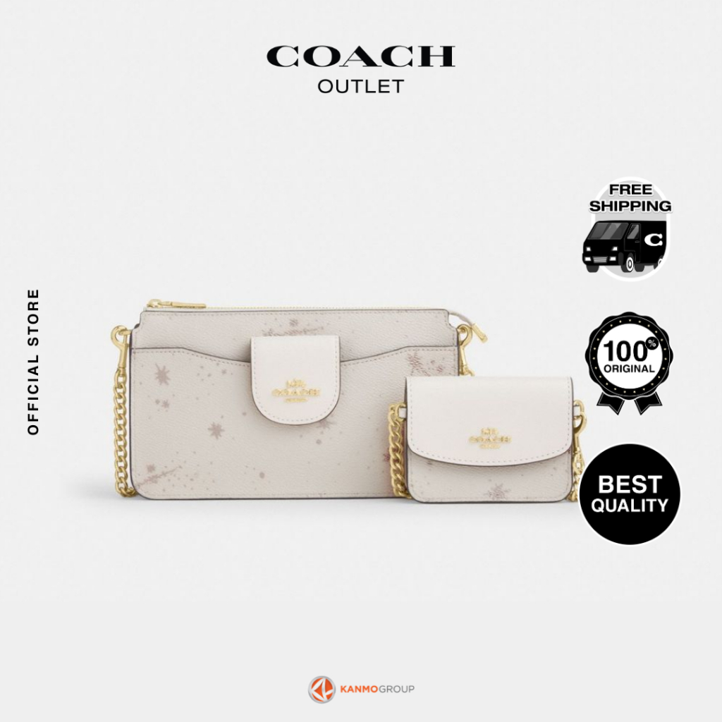 Coach Poppy Crossbody Bag With Star Print - Tas Selempang Wanita