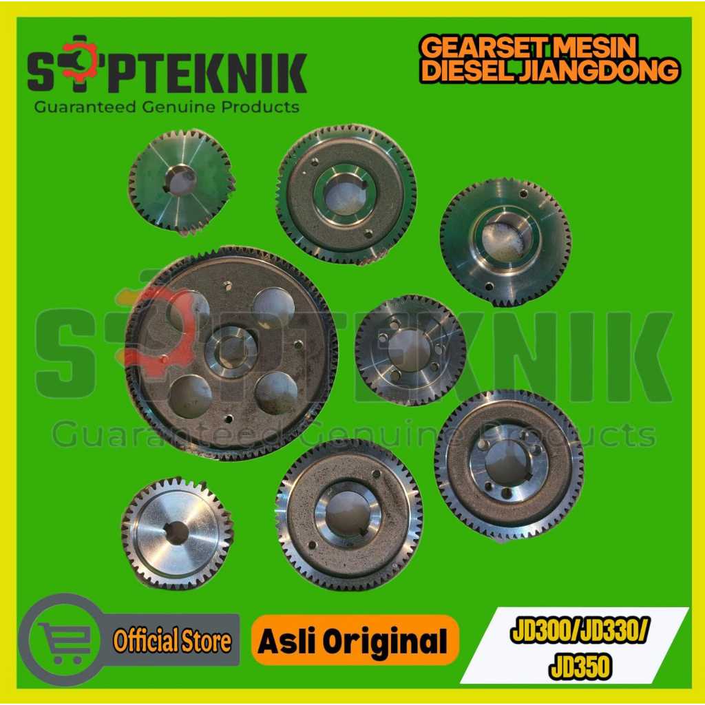 GEARSET MESIN DIESEL JD300 JD330 JD350 JIANGDONG