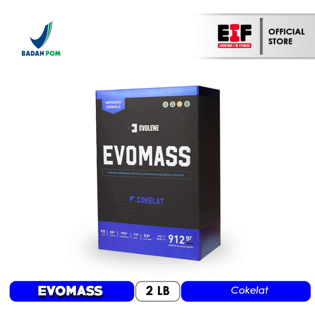 EVOLENE Evomass 912 Gram / 2 Lbs Lb - Evo Mass Gainer