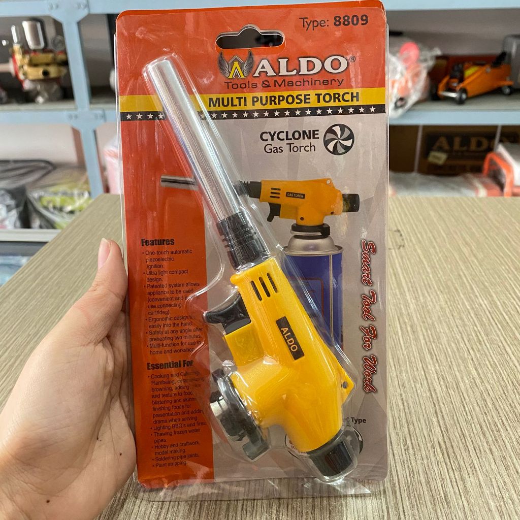 BLANDER BAKAR 8809 FOCUS / Kepala gas torch tabung portable / flame gun fire torch