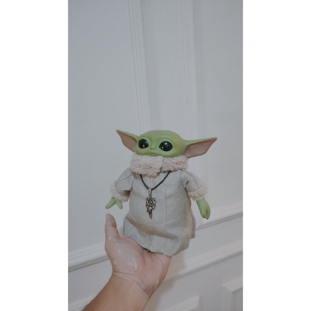 boneka baby yoda star wars plush bonus kalung kalung benernya ga ada gone