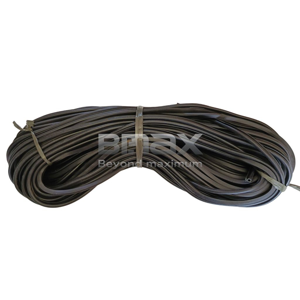 Karet Balon List Karet Stopper 40 Meter untuk Kusen Pintu Jendela Alumunium Tipe 606 Hitam dan Putih