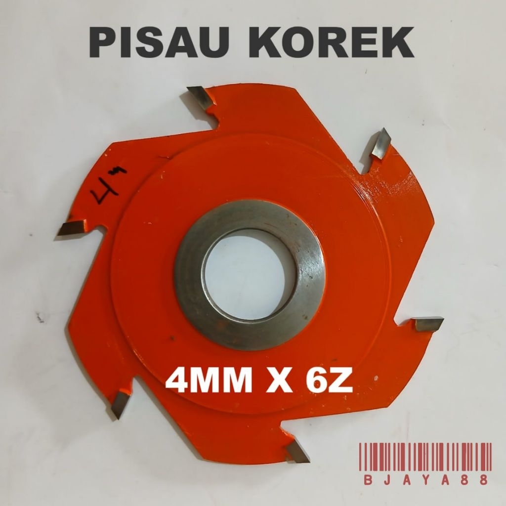 4mm 6 MATA PISAU PROFIL GROVING KAYU KEROK SPINDLE KAYU 6 DAUN 4 mm
