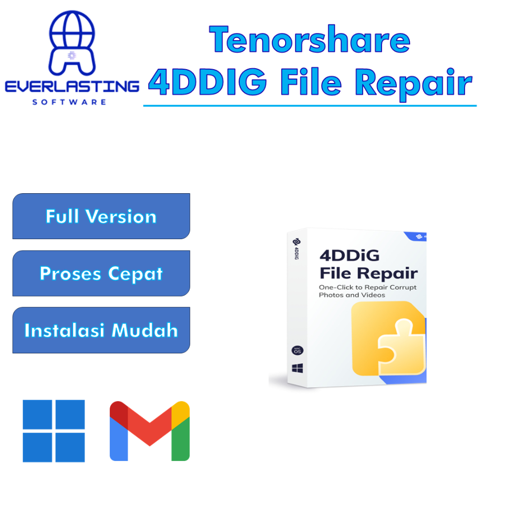 Tenorshare 4DDIG File Repair Full Version Software Repair Berbagai Jenis File Full Lisensi Lifetime