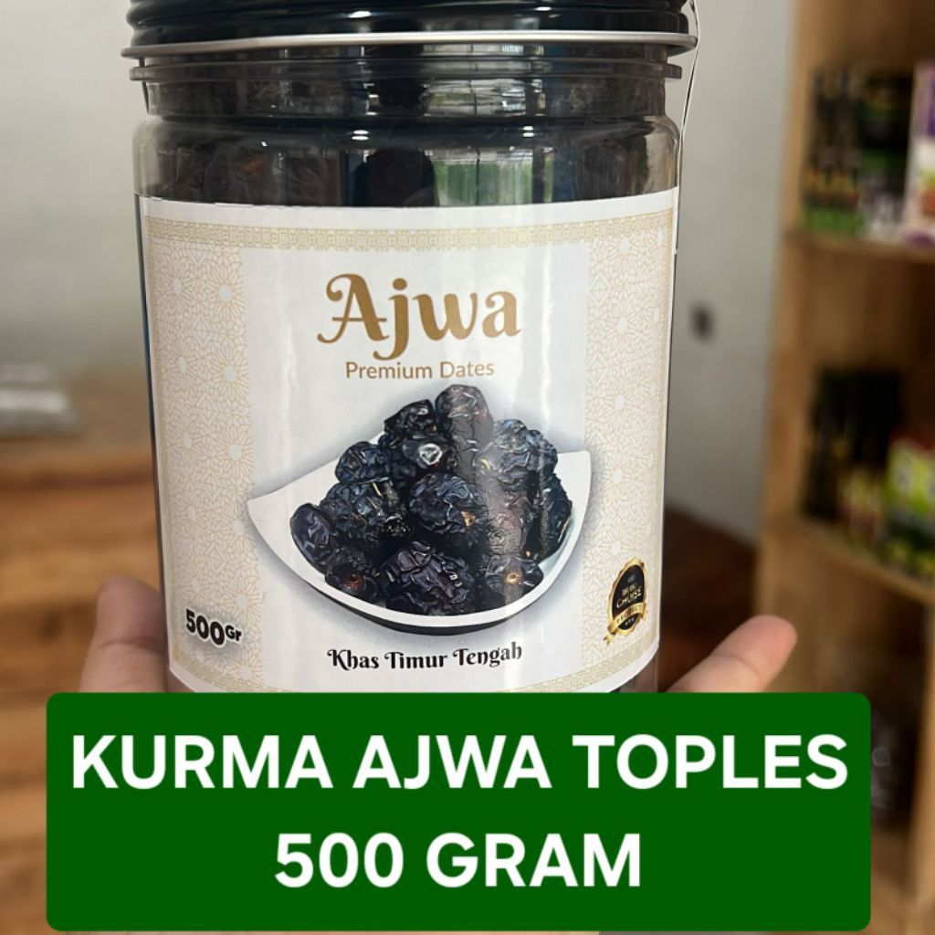 KURMA AJWA TOPLES LEMBUT 500 Gram