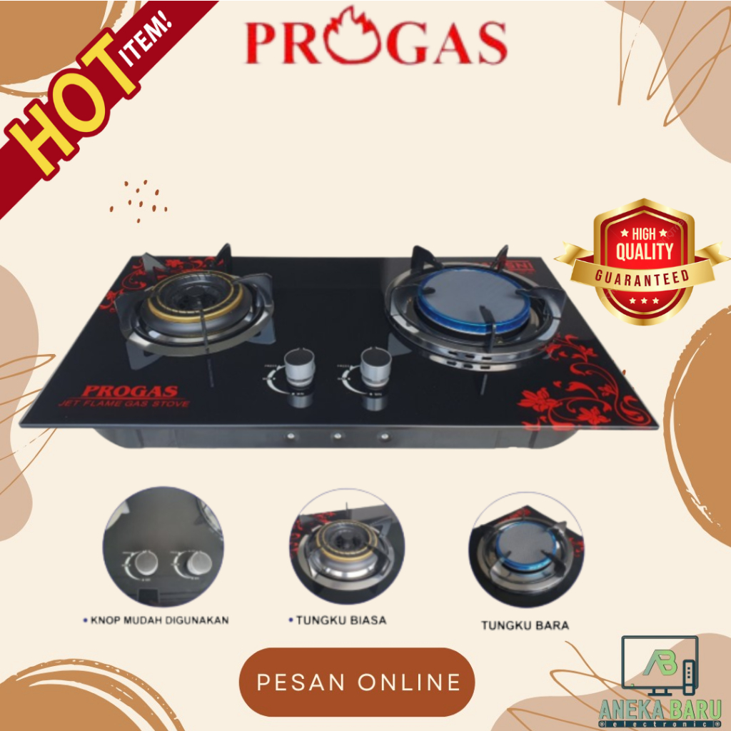 [READY STOCK] Progas Kompor Tanam 2 Tungku PG-569 / PG569 / PG 569