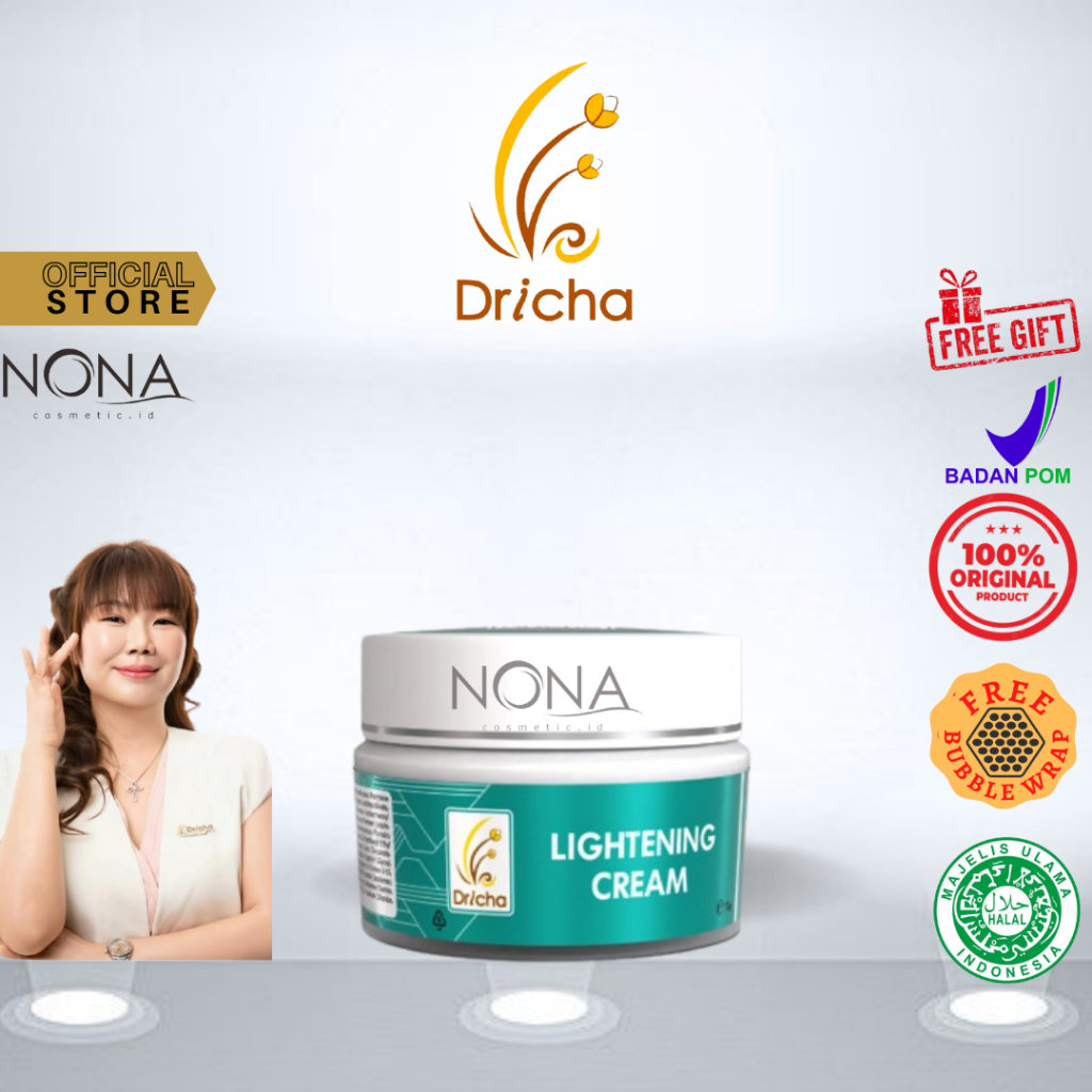 (BPOM) DRICHA LIGHTENING CREAM krim flek dr ika