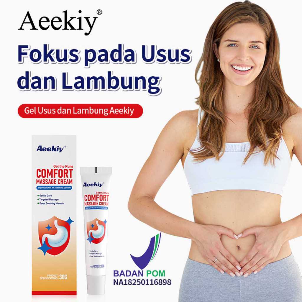 [BPOM]Aeekiy Herbal Massage Gel For Gerd Maag Relief