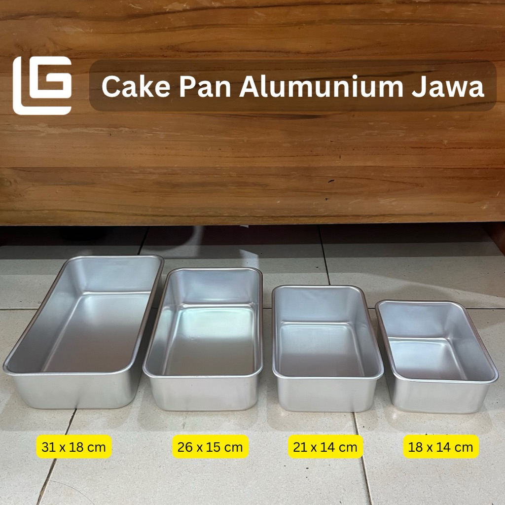 MULTI PAN / TEMPAT SAYUR / BASKOM KOTAK ALUMUNIUM JAWA